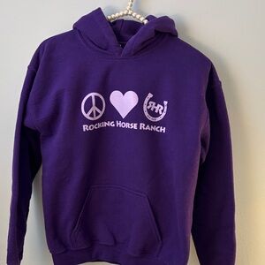 Purple Rocking Horse Ranch Hoodie
